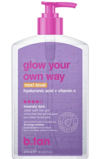 B.tan Glow Your Own Way Next Self Tan Gel
