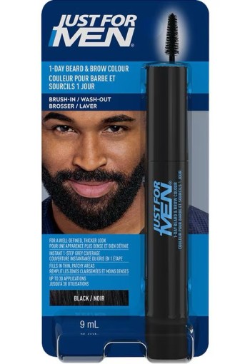 Just For Men Beard&Brow Zwart 1 St