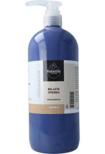 Volatile Massageolie belaste spieren (1 Liter)