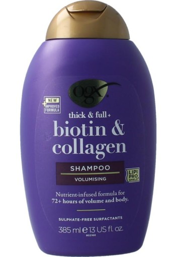 OGX Shampoo biotin & collageen (385 Milliliter)