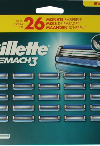 Gillette Mach3 blades 25 Stuks
