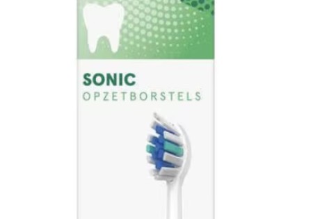 Etos Opzetborstels Sonic 2 pack