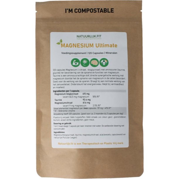 Natuurlijk.fit Magnesium ultimate (120 Capsules)