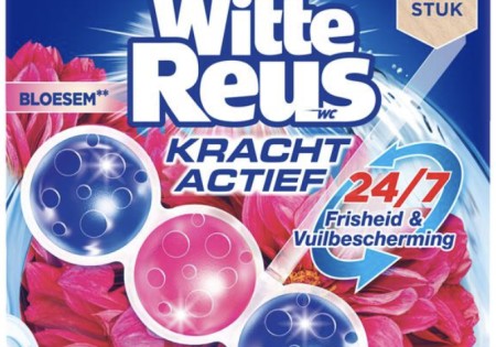Witte Reus Kracht Actief Bloesem Toiletblok 50 GR. 3 STUKS