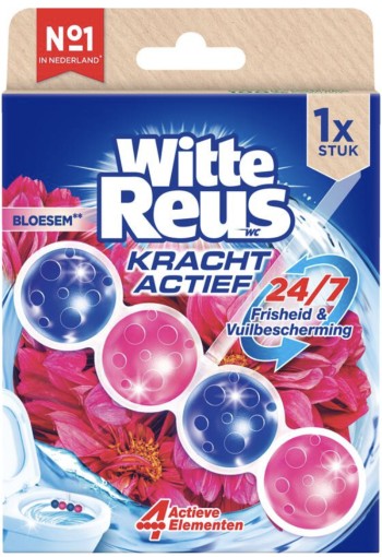 Witte Reus Kracht Actief Bloesem Toiletblok 50 GR. 3 STUKS