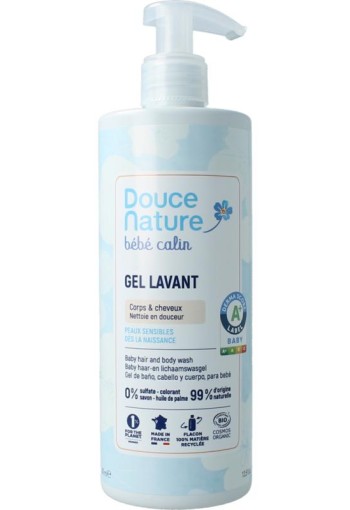 Douche Nature Baby body & hair wash bio (400 Milliliter)