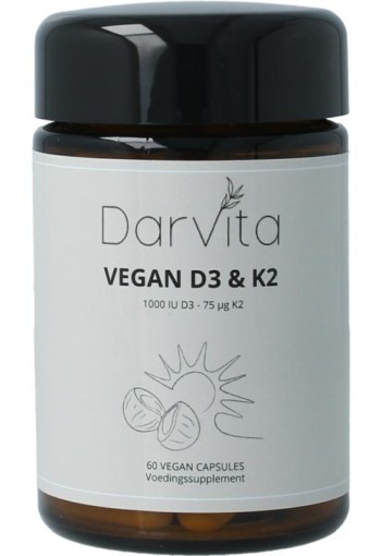 Darvita D3 K2 IU mct poeder (60 Capsules)