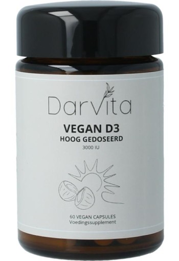 Darvita D3 3000 IU mct poeder (60 Capsules)