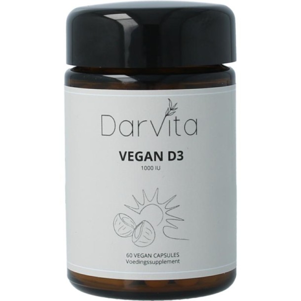 Darvita D3 1000 IU mct poeder (60 Capsules)