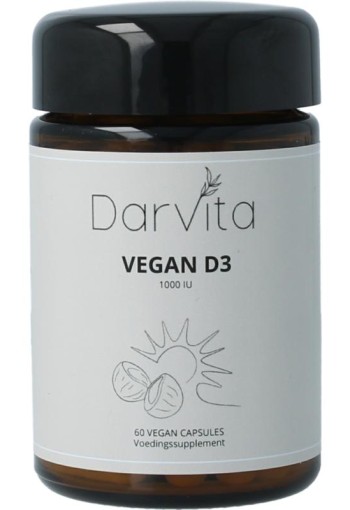 Darvita D3 1000 IU mct poeder (60 Capsules)