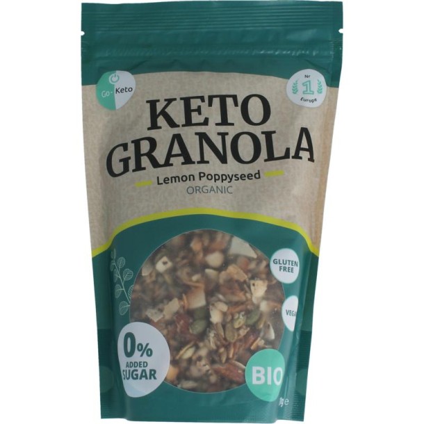 Go-Keto Granola citroen maanzaad bio (290 Gram)