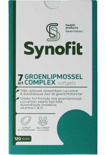 Synofit 7 in 1 groenlipmossel complex (120 Capsules)