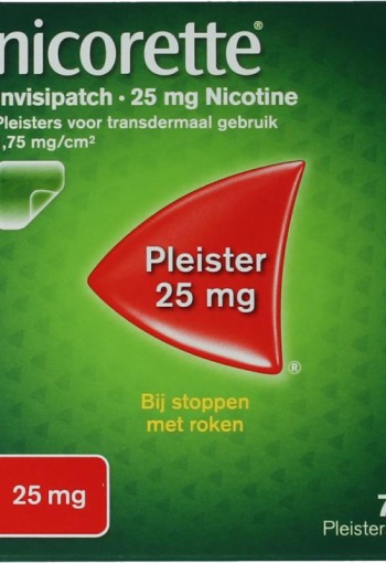 Nicorette Patch invisible 25mg (7 Stuks)