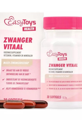 Easytoys Health Zwanger vitaal vrouw (30 Softgels)