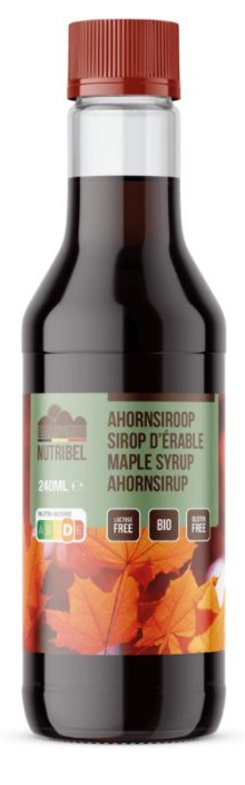 Nutribel Ahornsiroop graad C bio (240 Milliliter)