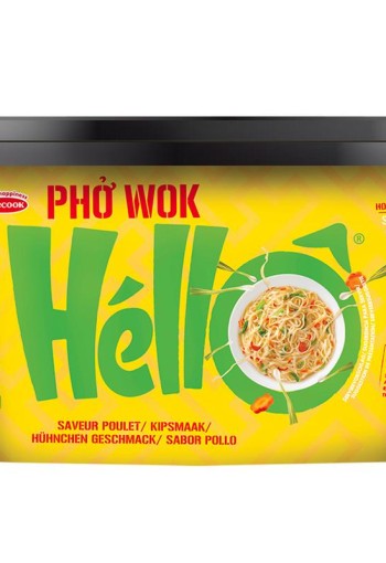 Hello Pho Instant pho wok kipsmaak glutenvrij (76 Gram)