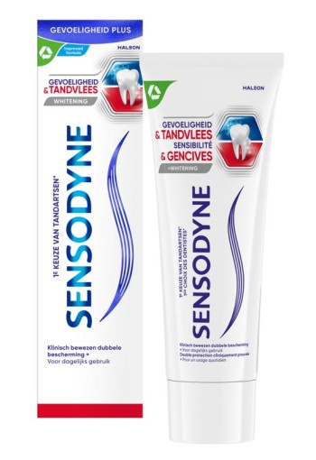 Sensodyne Tandpasta gevoeligheid & tandvlees whitening 75 Milliliter