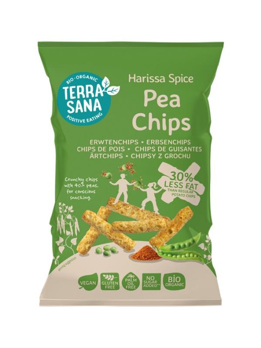 TerraSana Erwtenchips haris bio (75 Gram)