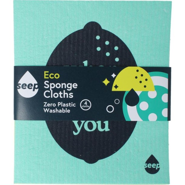 Seep Sponsdoeken (4 Stuks)