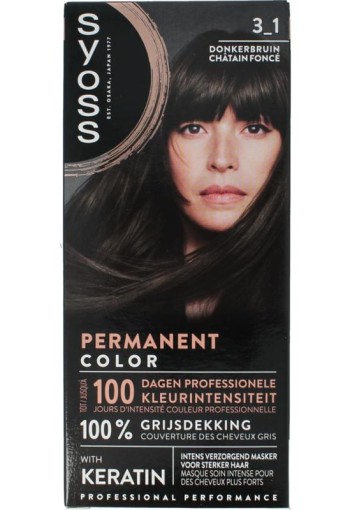Syoss Color baseline 3-1 dark brown (1 Set)