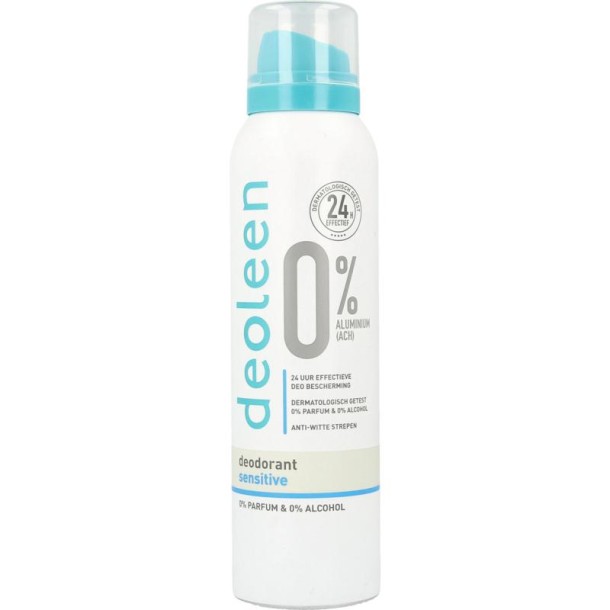 Deoleen Deodorant spray 0% sensitive 150 Milliliter