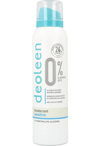 Deoleen Deodorant spray 0% sensitive 150 Milliliter
