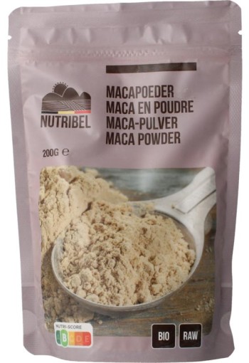 Nutribel Maca poeder raw bio (200 Gram)