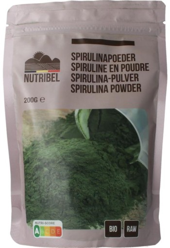 Nutribel Spirulina poeder raw bio (200 Gram)