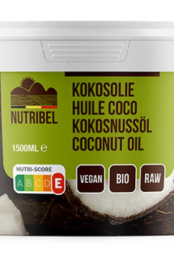 Nutribel Kokosolie geurloos bio (1500 Milliliter)