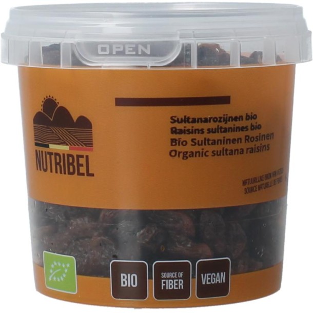 Nutribel Rozijnen sultana bio (200 Gram)
