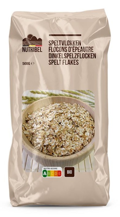 Nutribel Speltvlokken bio (500 Gram)