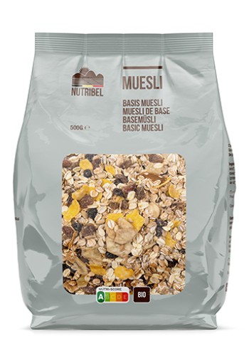 Nutribel Muesli basis bio (500 Gram)