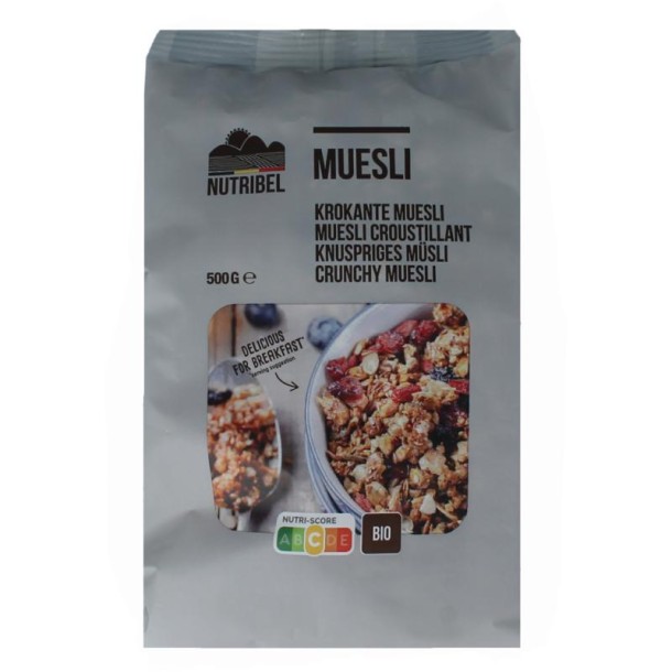 Nutribel Muesli krokant superfood bio (500 Gram)