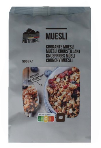 Nutribel Muesli krokant superfood bio (500 Gram)