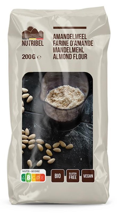 Nutribel Amandelmeel glutenvrij bio (200 Gram)