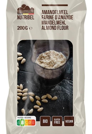 Nutribel Amandelmeel glutenvrij bio (200 Gram)