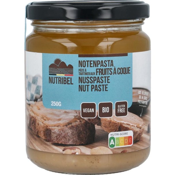Nutribel Gemengde notenpasta bio (250 Gram)