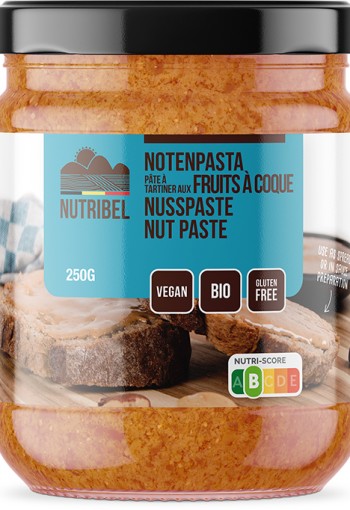 Nutribel Gemengde notenpasta bio (250 Gram)
