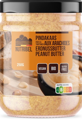 Nutribel Pindakaas bio (250 Gram)