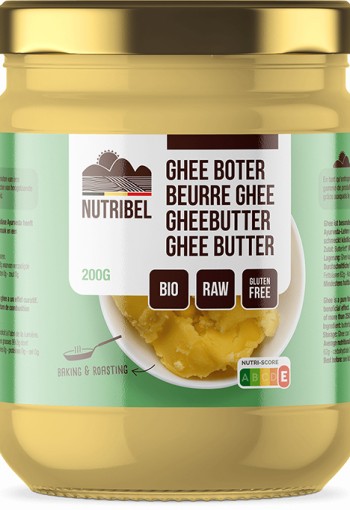 Nutribel Ghee boter bio (200 Gram)