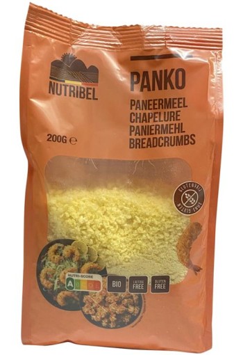 Nutribel Panko paneermeel glutenvrij bio (200 Gram)