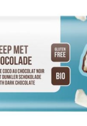 Nutribel Kokosreep met pure chocolade bio (40 Gram)