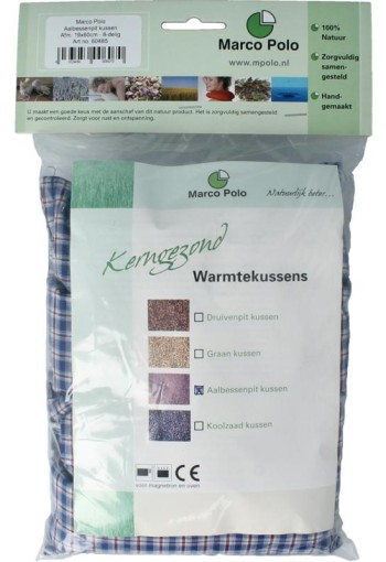 Marco Polo Aalbessenpitkussen 19 x 60cm (1 Stuks)