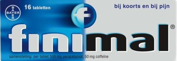 Finimal Paracetamol met coffeine 500/50mg (16 Tabletten)
