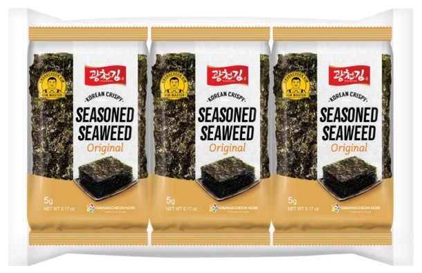 KC Nori Zeewier snack original 3x5 gram (15 Gram)