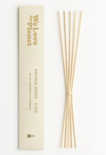 We Love Natural reeds geurstokjes voor 100ml diffuser (5 Stuks)