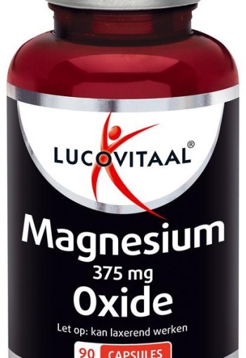 Lucovitaal Magnesium oxide 375mg (90 Capsules)