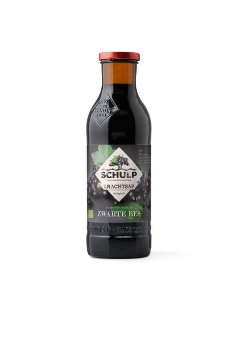 Schulp Krachtsap zwarte bessensap bio (750 Milliliter)
