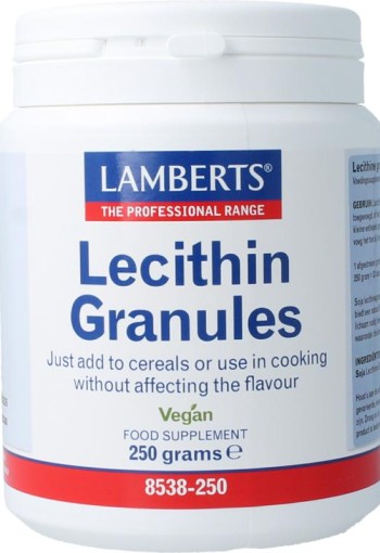 Lamberts Lecithine granulen (250 Gram)
