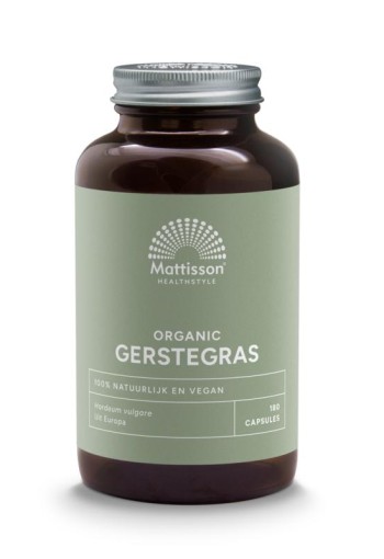 Mattisson Organic gerstegras 400mg bio (180 Capsules)